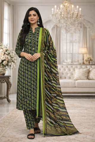 Swiss Lawn Unstitched 3 Piece Mystery - Z1401