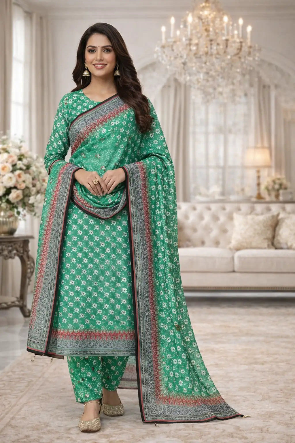Swiss Lawn Unstitched 3 Piece Mystery - Z1401