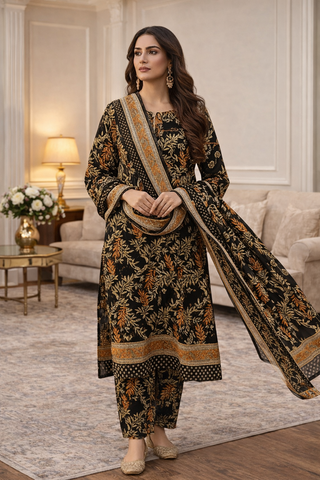 Swiss Lawn Unstitched 3 Piece Mystery - Z1401