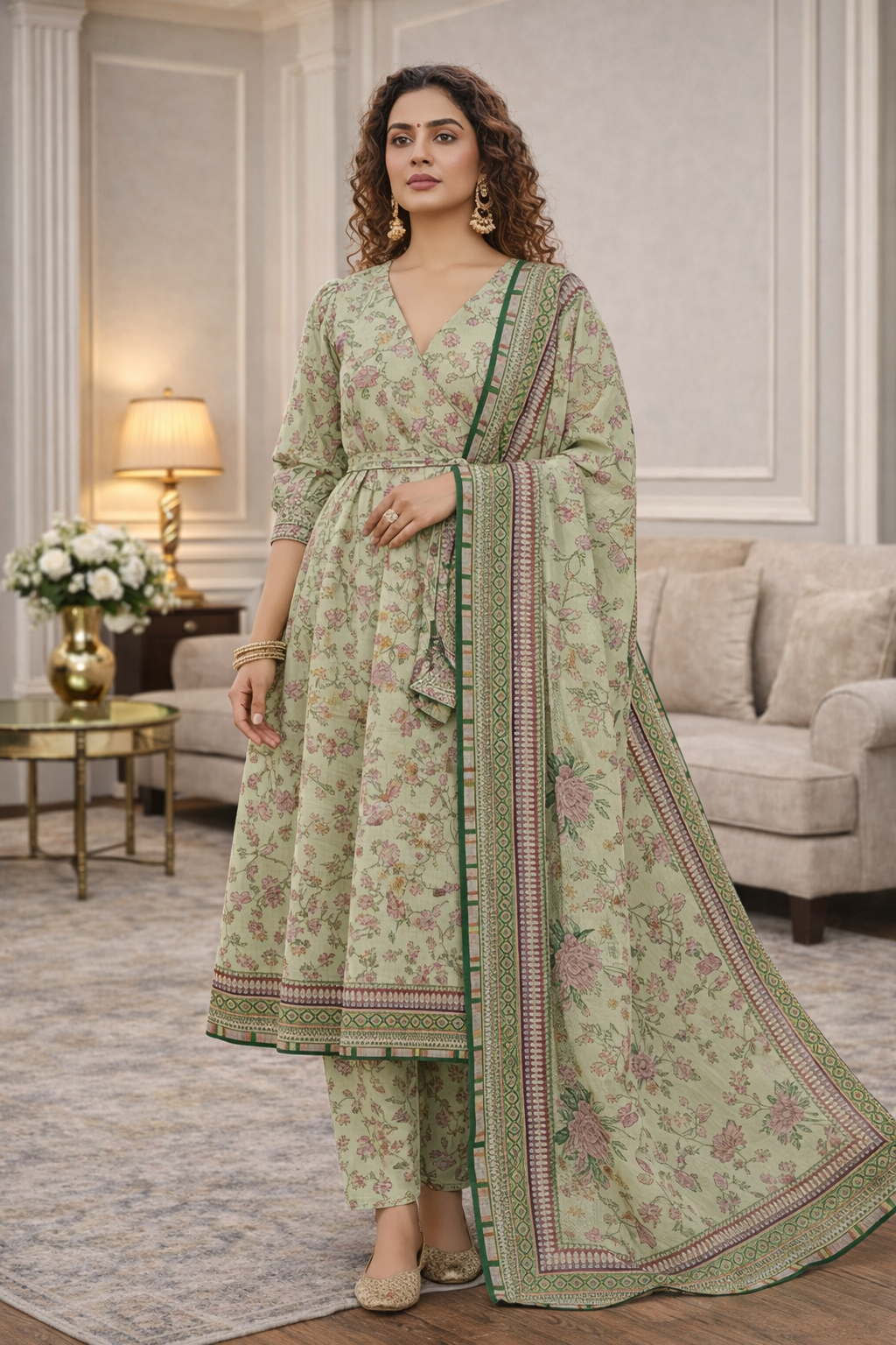 Swiss Lawn Unstitched 3 Piece Mystery - Z1401