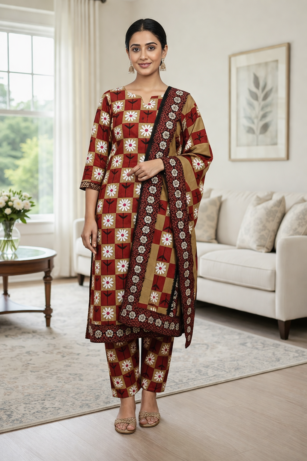 Swiss Lawn Unstitched 3 Piece Mystery - Z1401