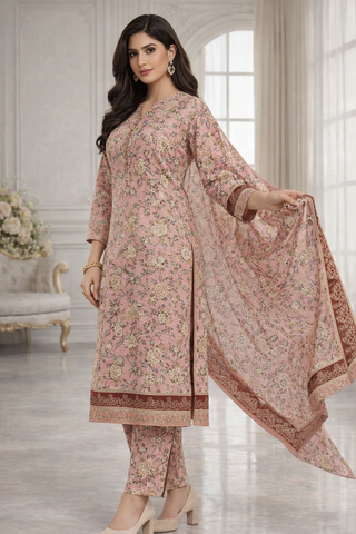 Swiss Lawn Unstitched 3 Piece Mystery - Z1401