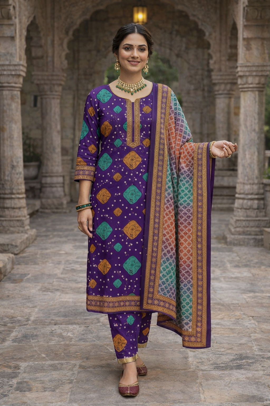 Swiss Lawn Unstitched 3 Piece Mystery - Z1401