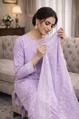 Swiss Lawn Unstitched 3 Piece Mystery - Z1401