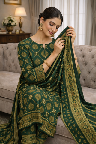 Swiss Lawn Unstitched 3 Piece Mystery - Z1401