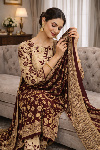 Swiss Lawn Unstitched 3 Piece Mystery - Z1401