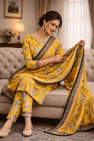 Swiss Lawn Unstitched 3 Piece Mystery - Z1401