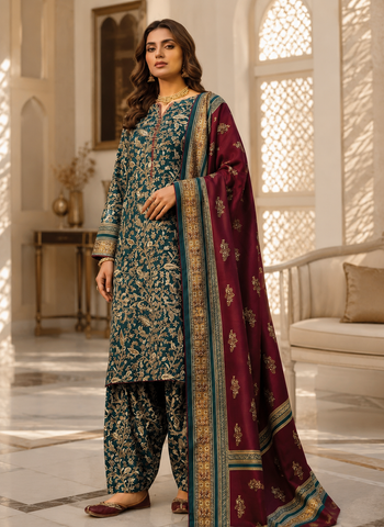 Swiss Lawn Unstitched 3 Piece Mystery - Z1401