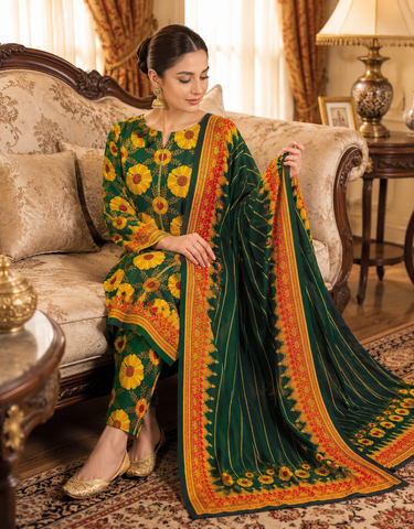Swiss Lawn Unstitched 3 Piece Mystery - Z1401
