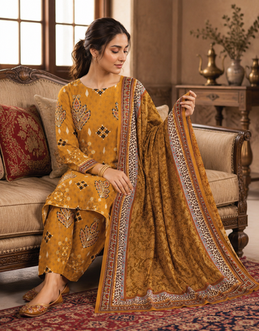 Swiss Lawn Unstitched 3 Piece Mystery - Z1401