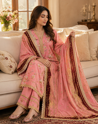 Swiss Lawn Unstitched 3 Piece Mystery - Z1401