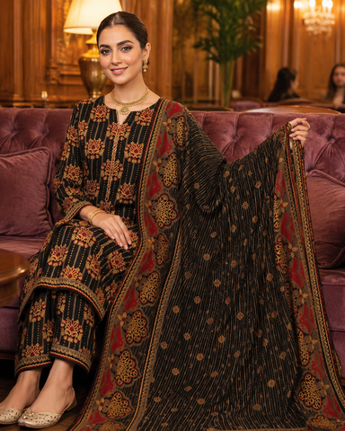 Swiss Lawn Unstitched 3 Piece Mystery - Z1401
