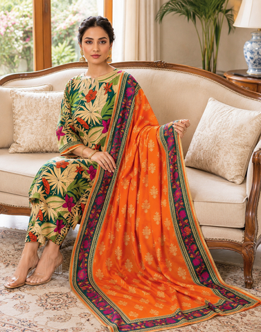 Swiss Lawn Unstitched 3 Piece Mystery - Z1401