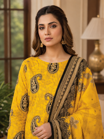 Swiss Lawn Unstitched 3 Piece Mystery - Z1401