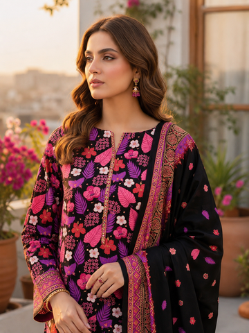 Swiss Lawn Unstitched 3 Piece Mystery - Z1401