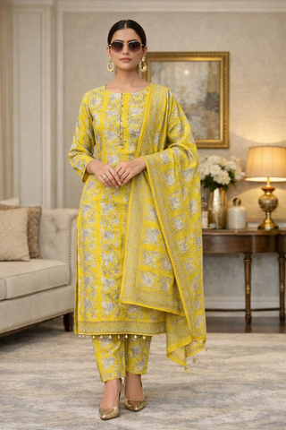 Swiss Lawn Unstitched 3 Piece Mystery - Z1401