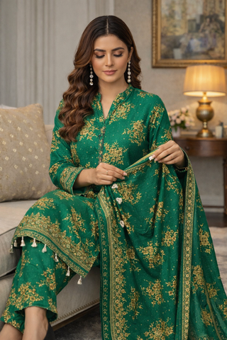 Swiss Lawn Unstitched 3 Piece Mystery - Z1401