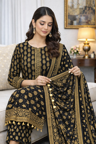 Swiss Lawn Unstitched 3 Piece Mystery - Z1401