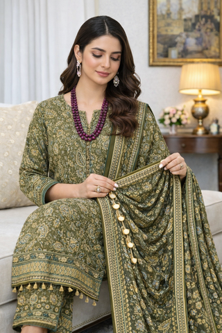 Swiss Lawn Unstitched 3 Piece Mystery - Z1401