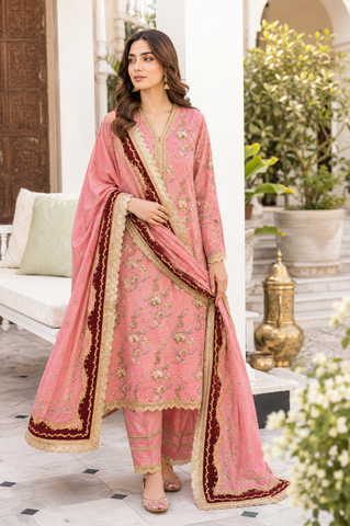 Swiss Lawn Unstitched 3 Piece Mystery - Z1401